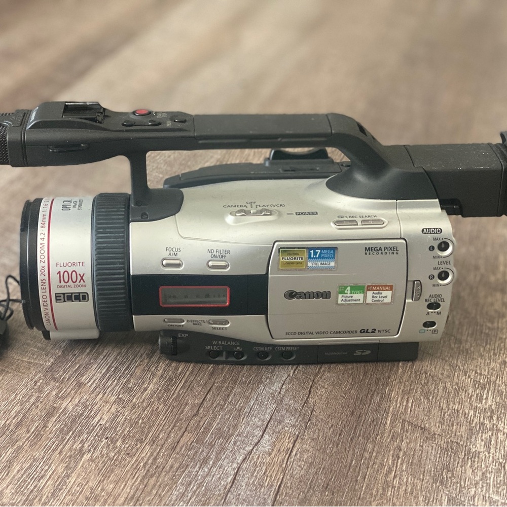 Vintage Canon GL2 camcorder